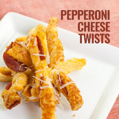 Pepperoni Cheese Twists